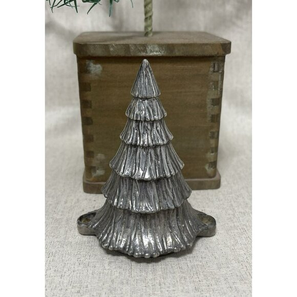 Vintage W.M. Rogers Silver Plate Christmas Tree Lights Candle Holder Italy - Picture 7 of 8